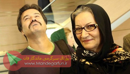 پیمان قاسم خانی و مادرش + عکس