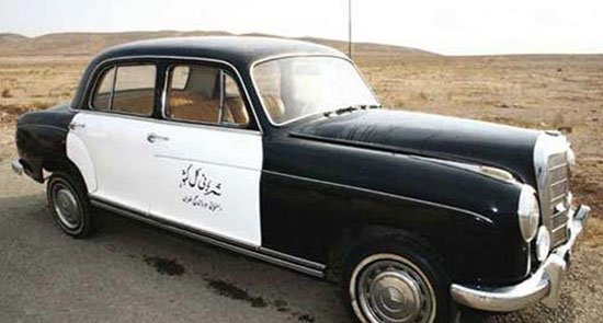 عکس از اولین ماشین پلیس در ایران